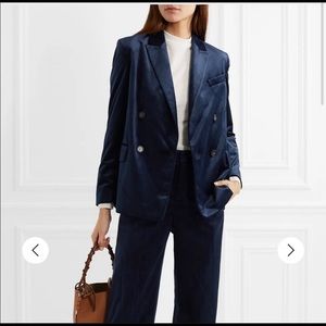 VINCE jacket/blazer. Navy velvet, size 4.